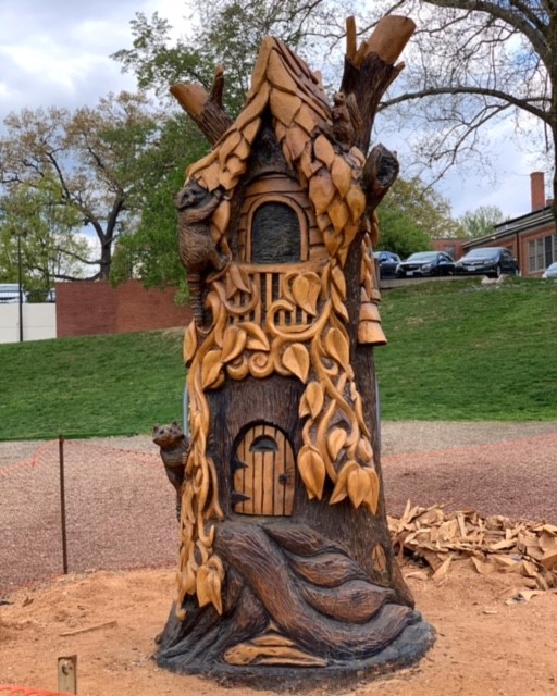 Tree Carved into a tree house