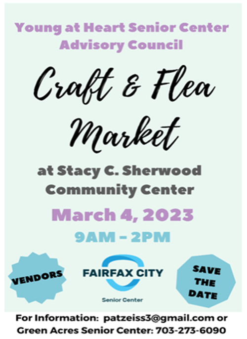 2023 Senior Center Craft and Flea Market ad