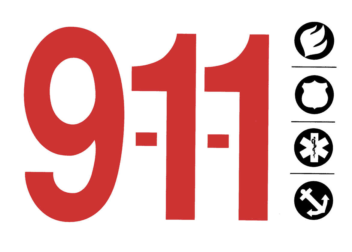 9-1-1 numbers and symbols