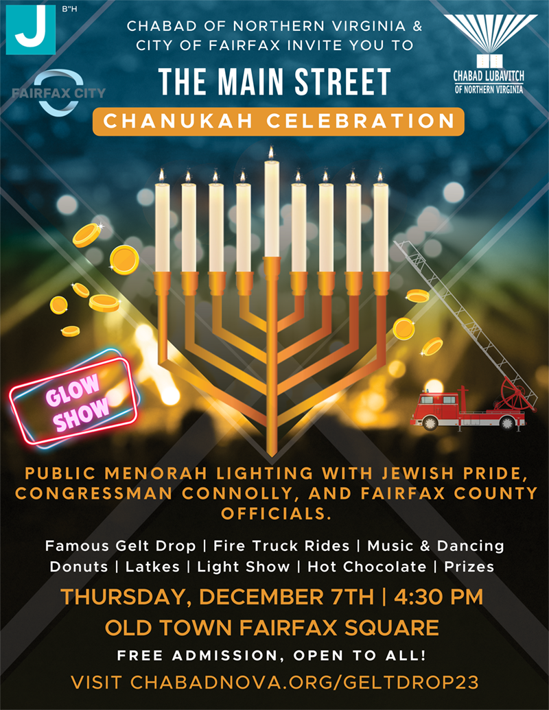 The Main Street Chanukah Celebration at 4:30 p.m. Dec. 7 in Old Town Square, free admission, open to all