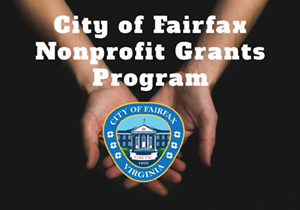 nonprofit grants logo button